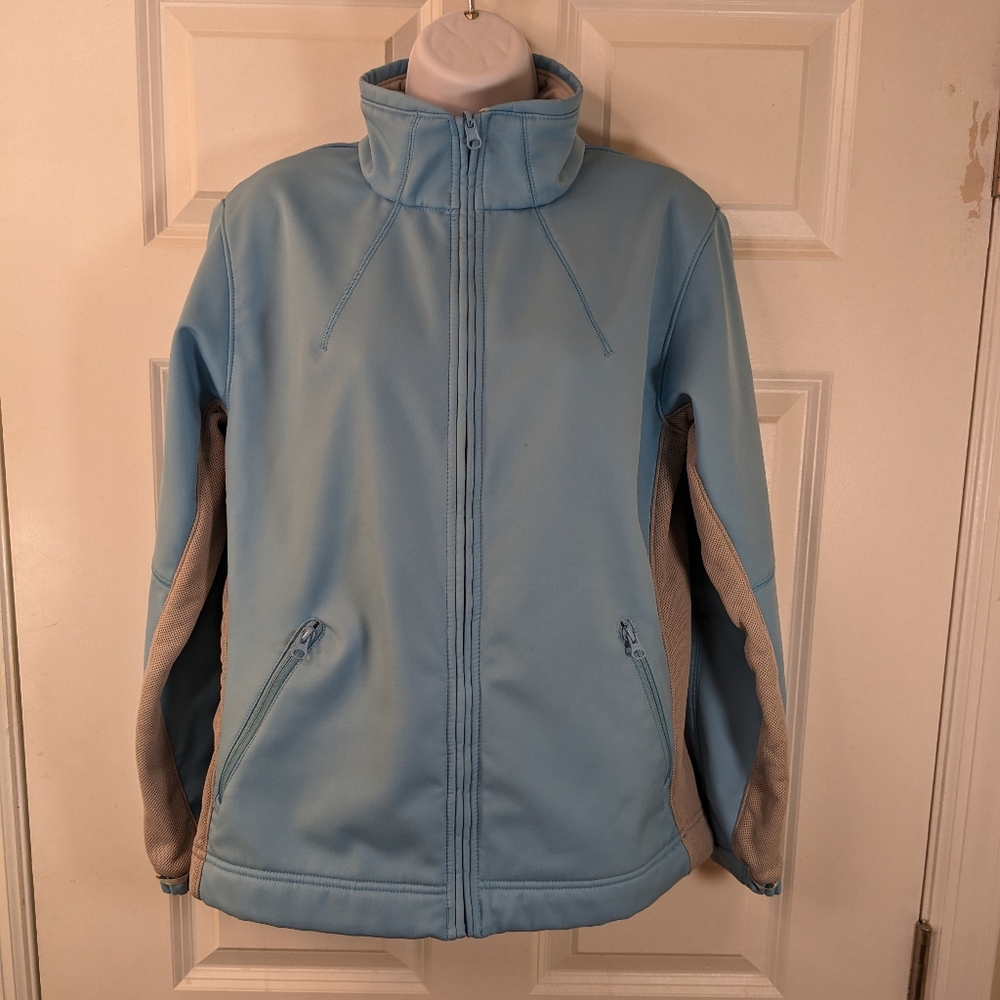 Columbia, women's XCO interchange jacket, blue, size L